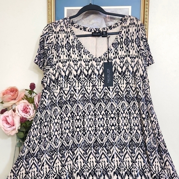 Rachel Zoe Shirt Dress Size 1X Casual Vacation Cruise Lagenlook - Picture 5 of 10